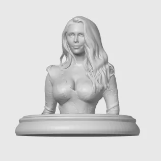 Elizabeth Olsen 3D Bust Print - Model thumbnail 9