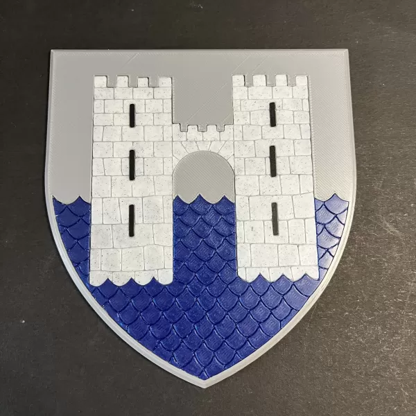 Game of Thrones Sigil of House Frey Coaster - Model preview 1