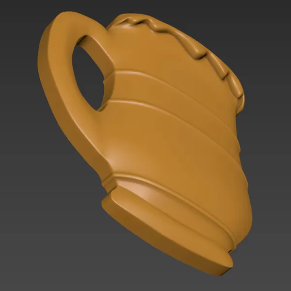 Beer Mug 3D print model - Model preview 6