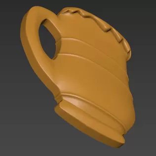 Beer Mug 3D print model - Model thumbnail 6