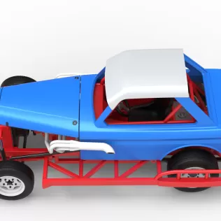 New Zealand Vintage Stock car Scale 1:25 - Model thumbnail 10