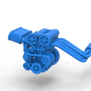 Engine of New Zealand Minisprint Scale 1:25 - Model thumbnail 4