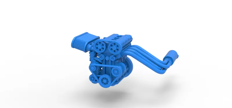 Engine of New Zealand Minisprint Scale 1:25 - Model preview 4