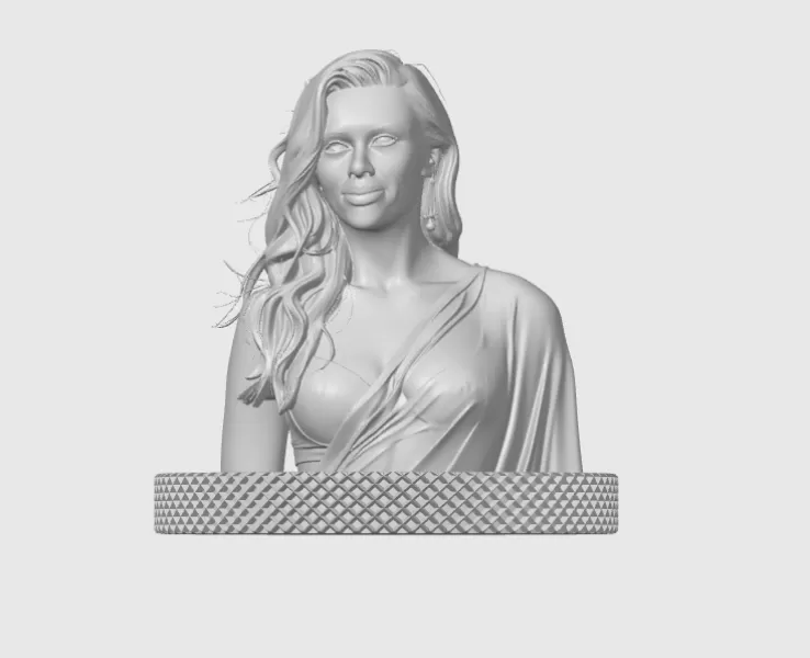 Scarlett Johansson 3D - Model preview 8