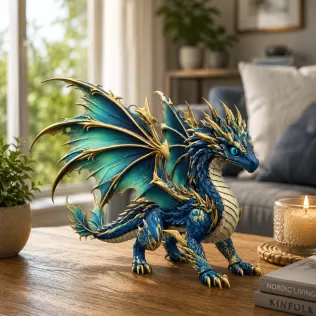 Celestial Tide Dragon STL File for 3D Print - Model thumbnail 2
