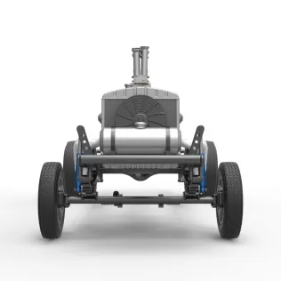 Chassis of Gasser Version 2 Scale 1:25 - Model thumbnail 6