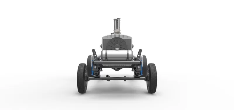 Chassis of Gasser Version 2 Scale 1:25 - Model preview 6