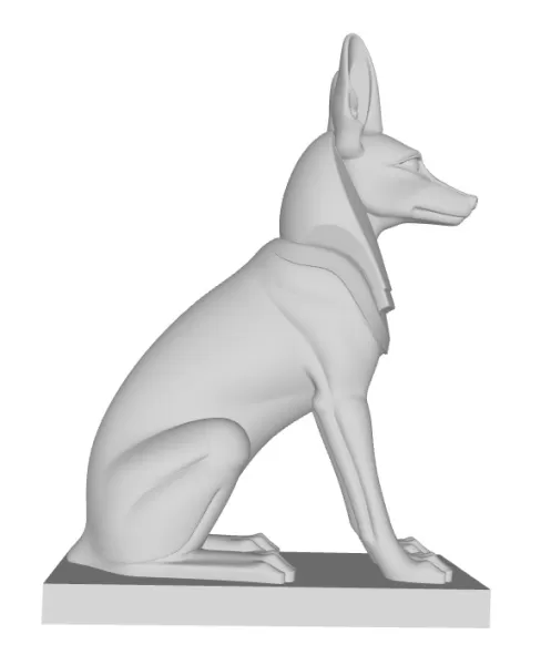 Egyptian Jackal - Model preview 1