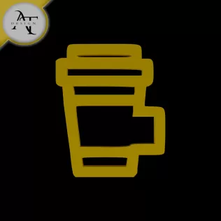 Simple Coffee Cup Symbol - 2D Art