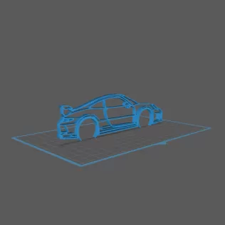 Porsche - 911 GT3 Wall Art - Model thumbnail 1