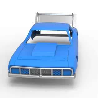 Shell of Vintage Semi-Late Model Stock Car Scale 1:25 - Model thumbnail 4