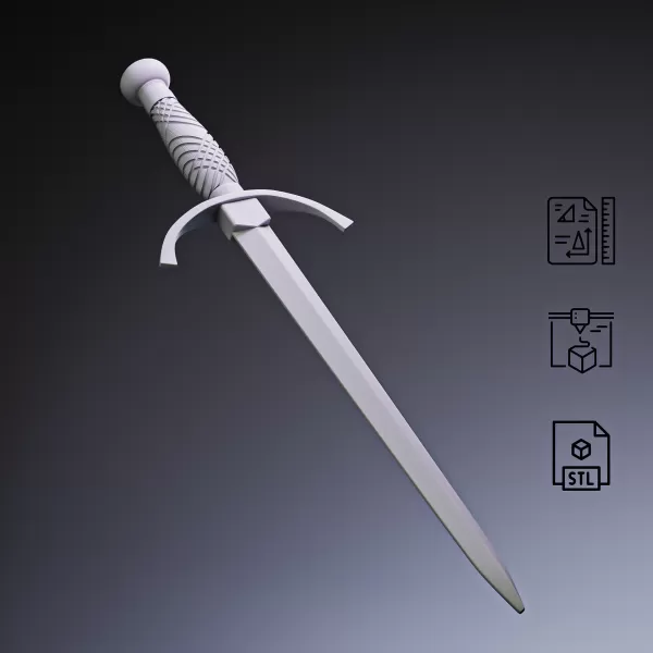 Naval Dirk Dagger #RoZ - Model preview 2