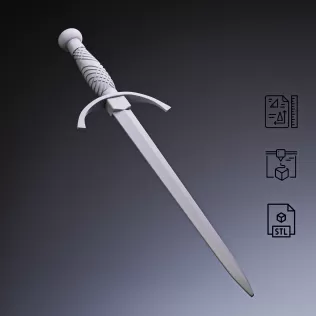 Naval Dirk Dagger #RoZ - Model thumbnail 2