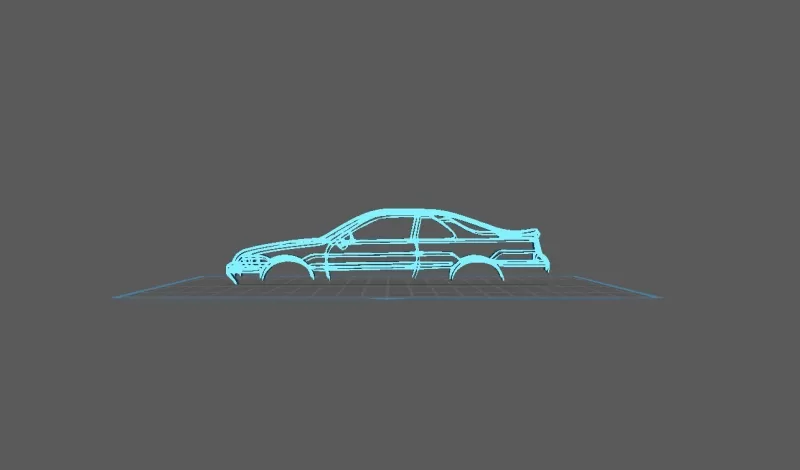 Acura - Legend LS Wall Art - Model preview 1