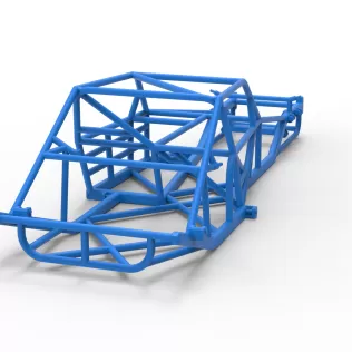 Frame of Vintage Asphalt Modified stock car V2 Scale 1:25 - Model thumbnail 13