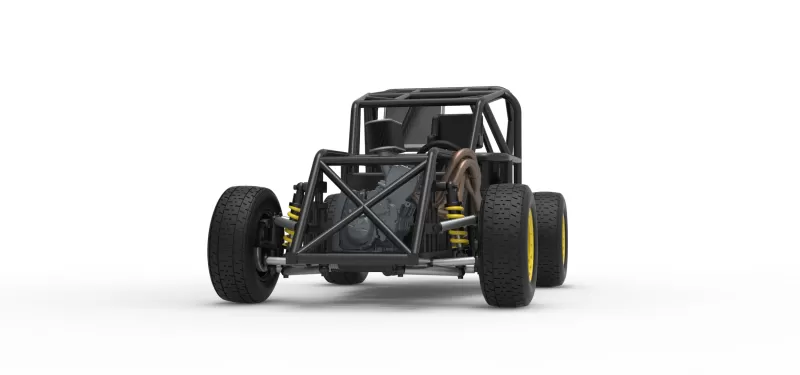 Mod Lite Race car Base Version 2 Scale 1:25 - Model preview 6