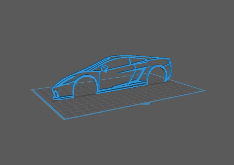 Lamborghini - Gallardo Wall Art - Model preview 1