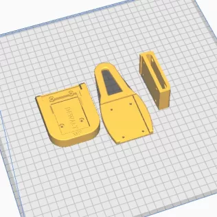 DeWalt Battery Belt Mount – Portable Battery Holder - Model thumbnail 3