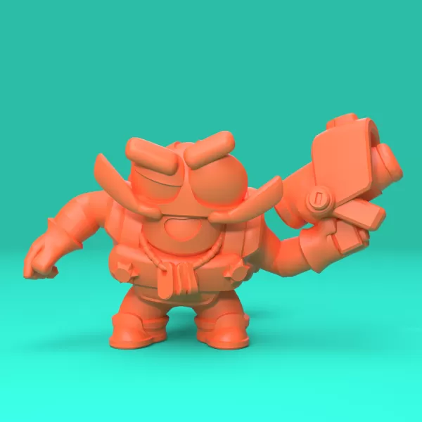 Clancy (Original) - Brawl Stars - Model preview 2