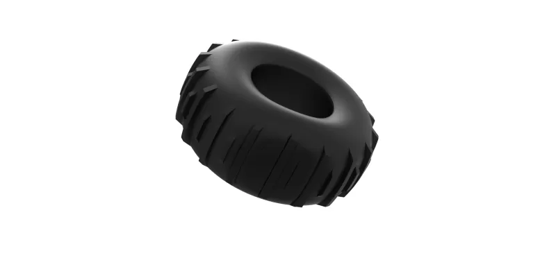 Low pressure Forester 1370 tire deflated Scale 1:25 - Model preview 8