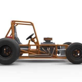 Vintage Sprint car Base Version 2 Scale 1:25 - Model thumbnail 22
