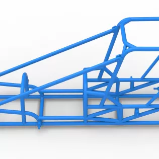 Frame of Dirt Silver Crown Champ car Scale 1:25 - Model thumbnail 7