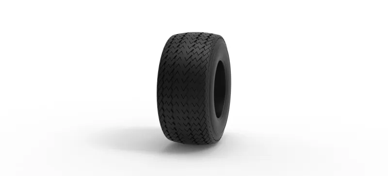 Tire of BriSCA Micro Formula 2 Stock Car Scale 1:16 - Model preview 3