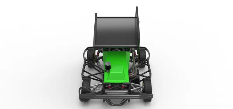 BriSCA Formula 2 Stock Car Scale 1:25 - Model preview 8