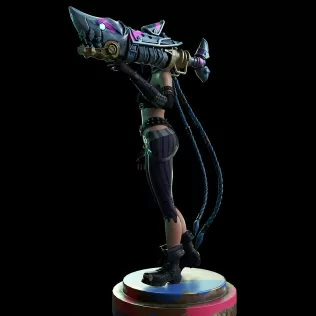 Jinx from arcane - Model thumbnail 4