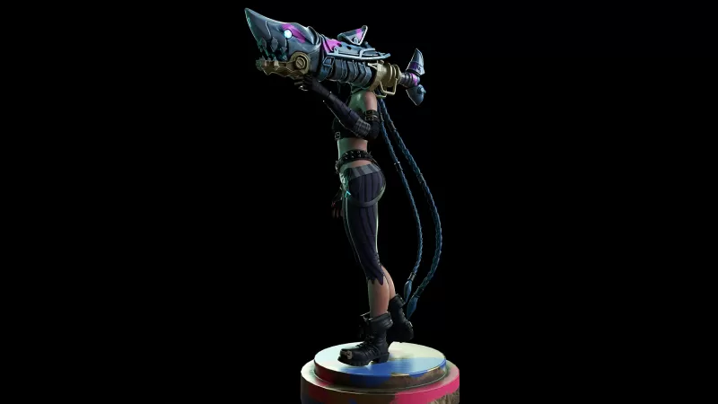 Jinx from arcane - Model preview 4