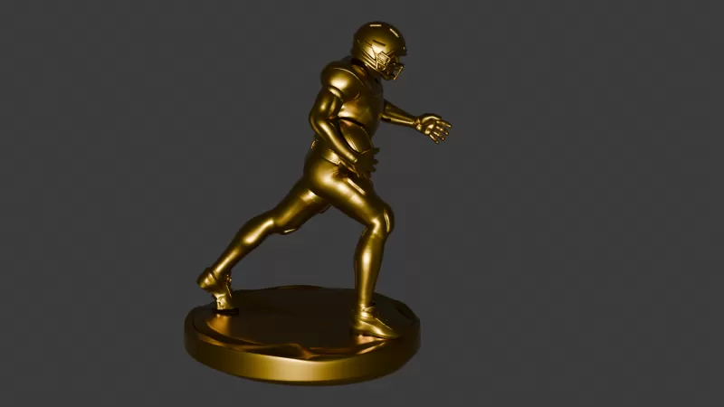 PACK OF 4 POSITIONS - 3D AMERICAN SOCCER PLAYERS - Model preview 1