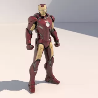 Art Toy_Ironman (3D Model) - Model thumbnail 3