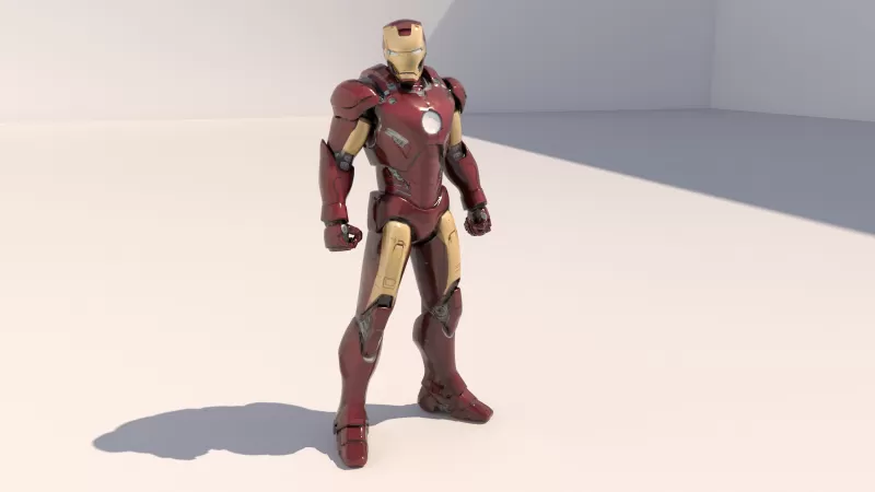 Art Toy_Ironman (3D Model) - Model preview 3