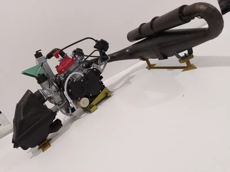 ROTAX FR 125 MAX EVO go kart engine 100 pieces - Model preview 14