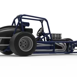 Pavement Silver Crown Car Base Version 2 Scale 1:25 - Model thumbnail 21