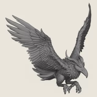 Attacking Monster Bird - Model thumbnail 5