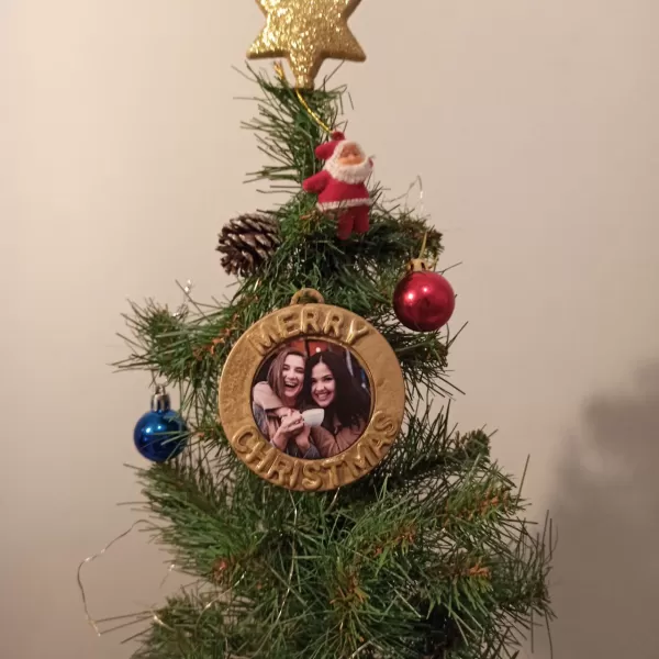 Personalized Christmas Ornaments with Photo, Interchangeable - Model preview 6