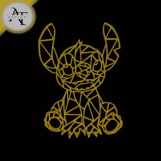 Stitch - Geometric - 2D Wall Art Decor