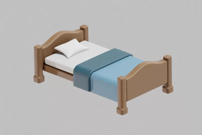 Bed - Model preview 8