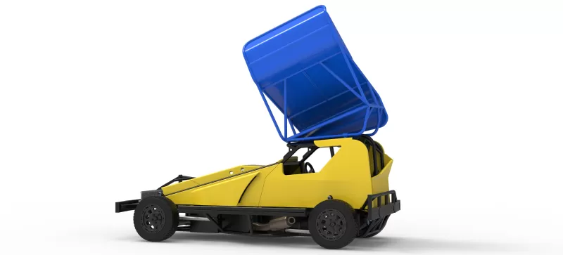 BriSCA Formula 1 Stock Car for Dirt Version 2 Scale 1:25 - Model preview 13