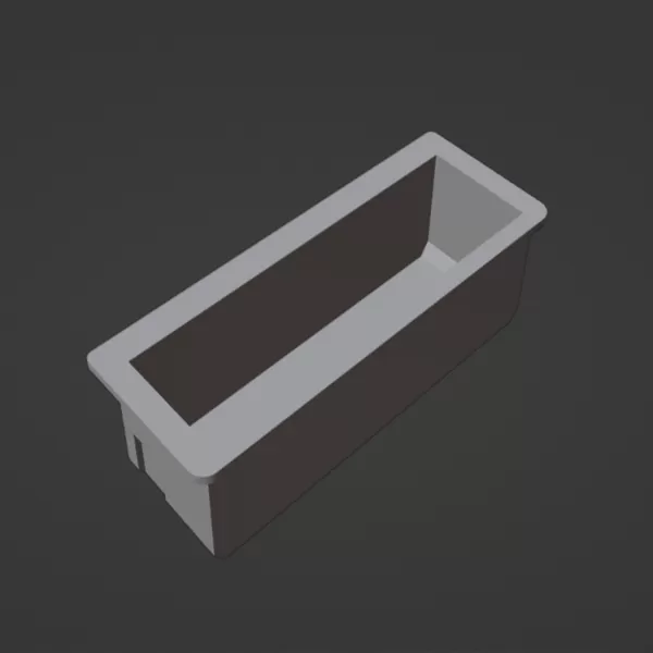 STORAGE ASHTRAY FOR BMW E30 - Model preview 2