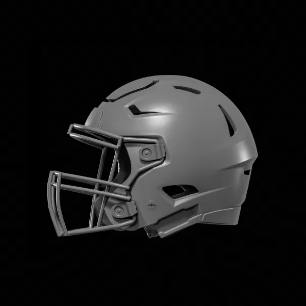 Wearable American Football Helmet - Model preview 1