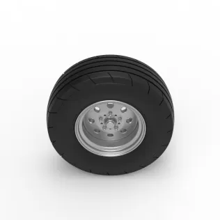 Front tractor wheel Version 4 Scale 1:25 - Model thumbnail 6
