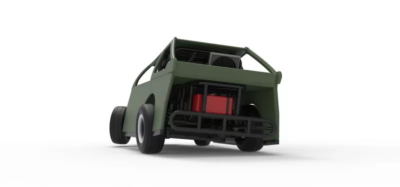 Mod Lite Race car while turning Version 2 Scale 1:25 - Model preview 15