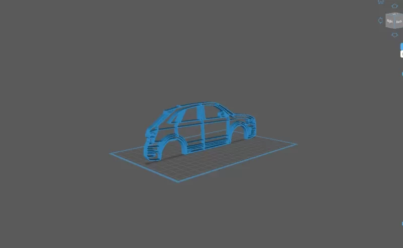 Audi - Q3 2019 Wall Art - Model preview 2