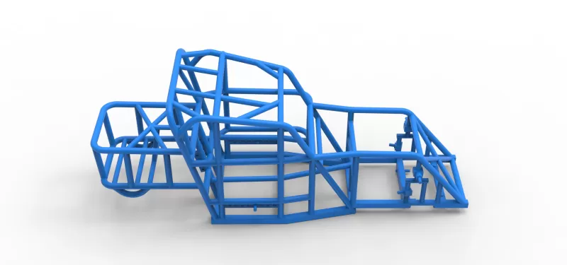 Frame of Mod Lite Race car Scale 1:25 - Model preview 14