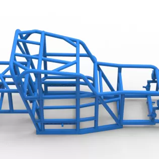 Frame of Mod Lite Race car Scale 1:25 - Model thumbnail 14