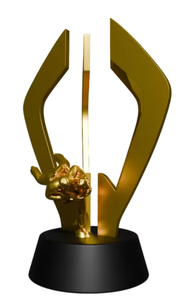 3D Judo Trophy – Premium Model for 3D Printing! - Model preview 1