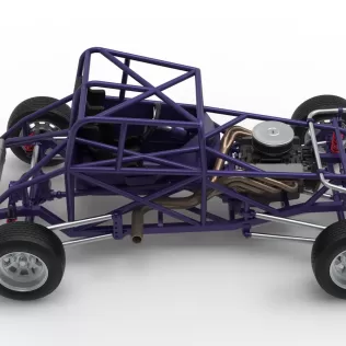 Canadian vintage modified stock car Base Scale 1:25 - Model thumbnail 23