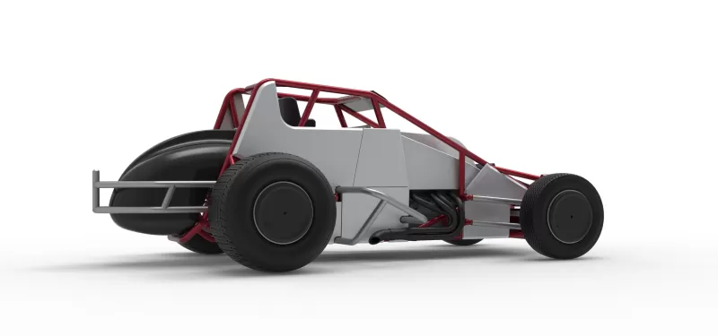 Dirt Silver Crown Car Scale 1:25 - Model preview 21